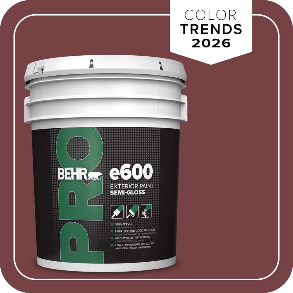 BEHR PRO 5 gal. #MQ1-15 Rumors Semi-Gloss Exterior Paint