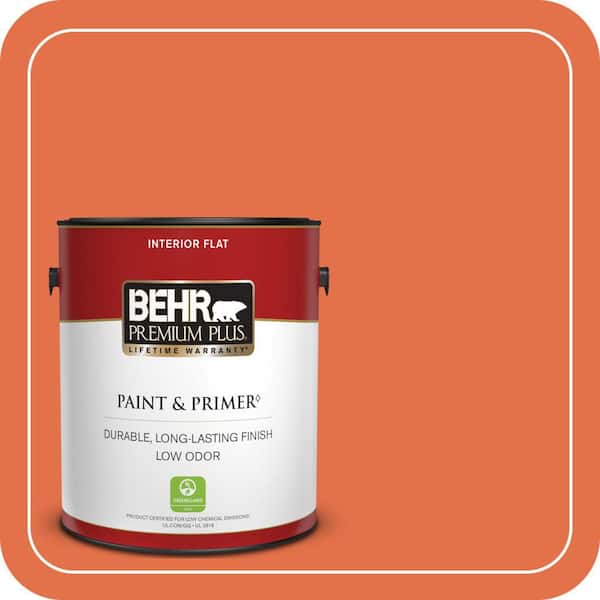 BEHR PREMIUM PLUS #HDC-SM16-03 Mai Tai Enamel Low Odor & Primer (4)