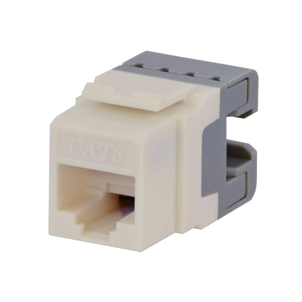 Commercial Electric Category 6 Jack - Light Almond