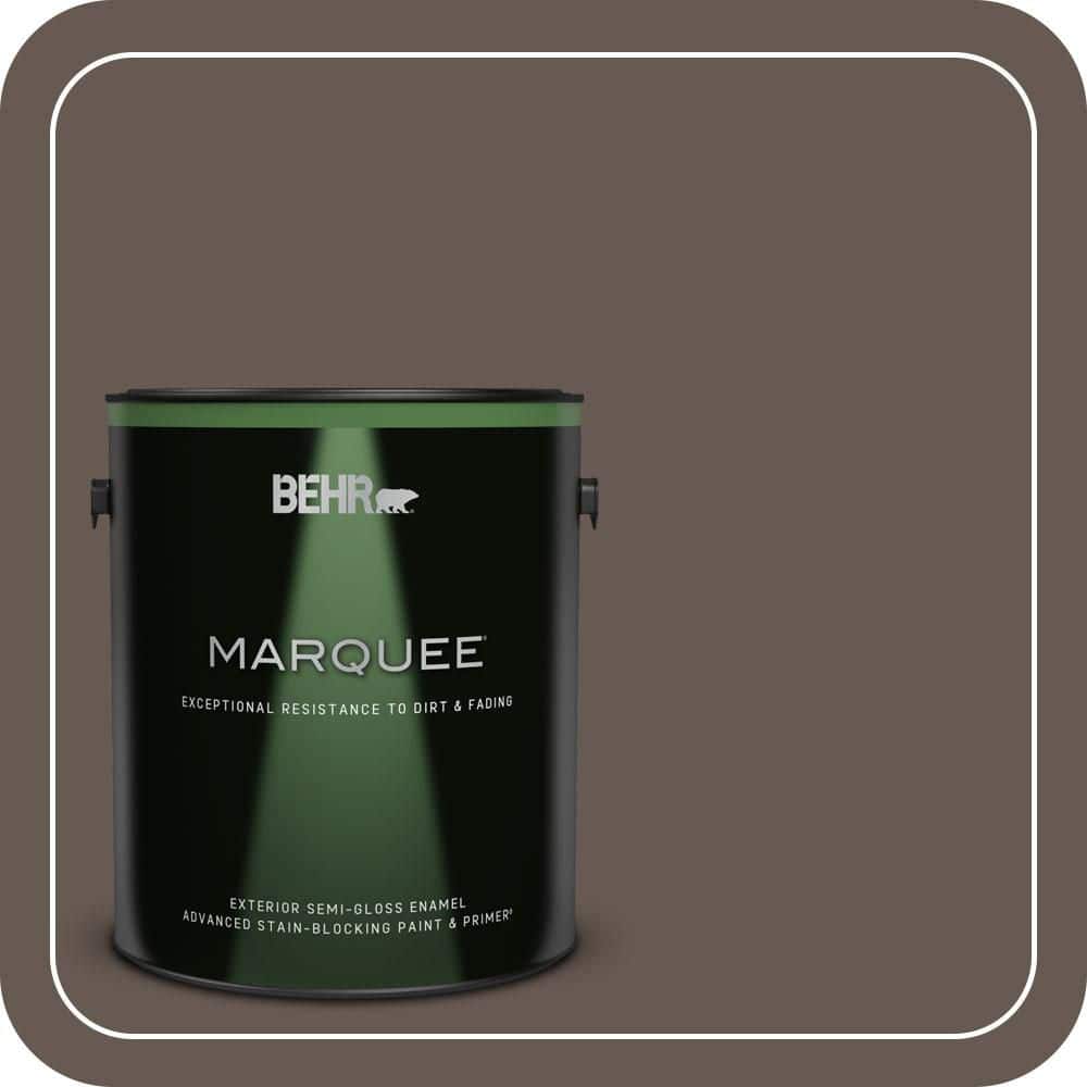 BEHR MARQUEE 1 gal. #N200-7 Underground Semi-Gloss Enamel Exterior Paint & Primer