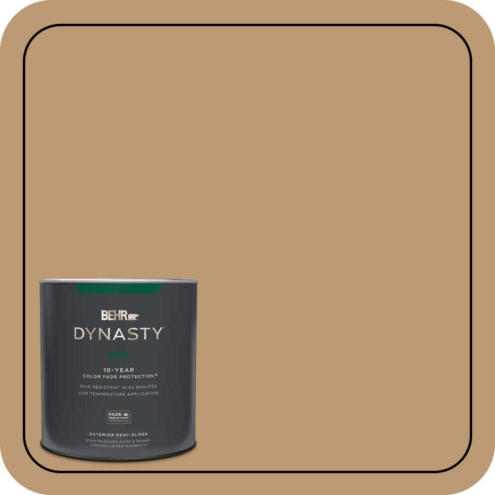 BEHR DYNASTY 1 qt. #N280-5 Antique Treasure Semi-Gloss Exterior Stain-Blocking Paint & Primer