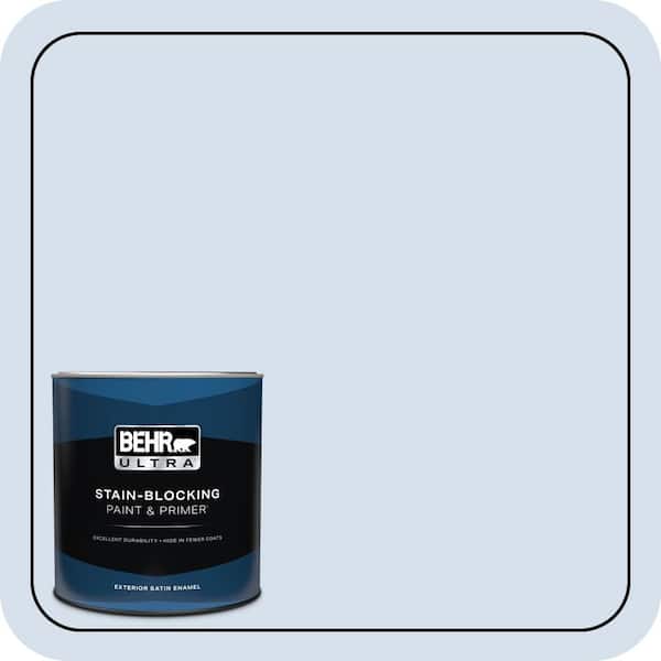 BEHR ULTRA 1 qt. #610C-1 Northern Star Satin Enamel Exterior Paint & Primer (2)
