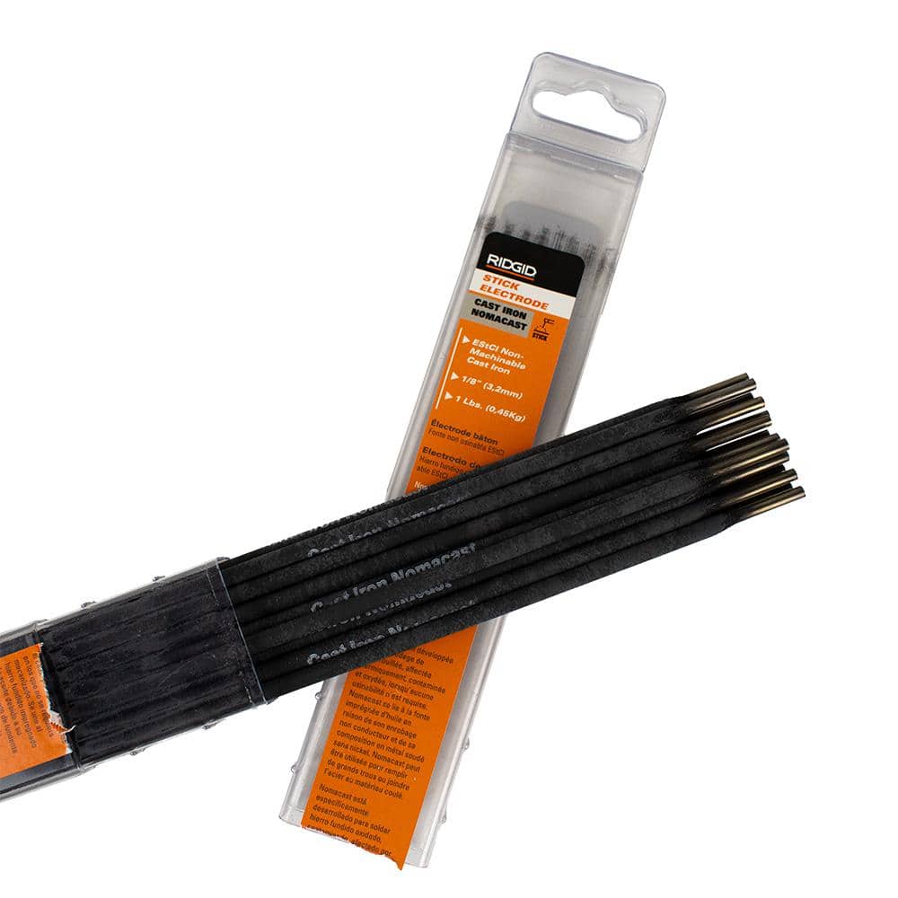 RIDGID 1/8 in. x 1 lbs. Cast Iron Electrode, Welding Rod, EST CI