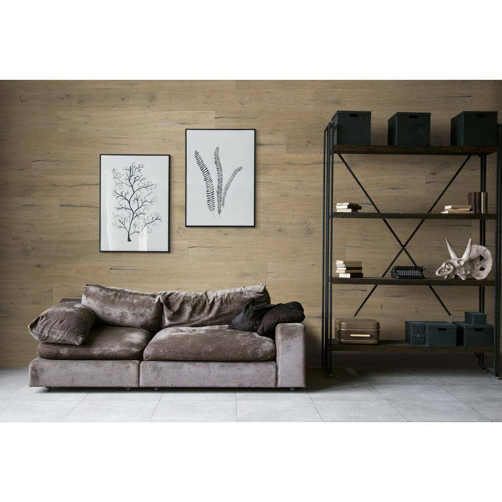 Grosfillex Accent Sherwood 1/4 in. x 1/2 ft. x 4 ft. Tan Resin Decorative Wall Paneling (18-Pack) (3)