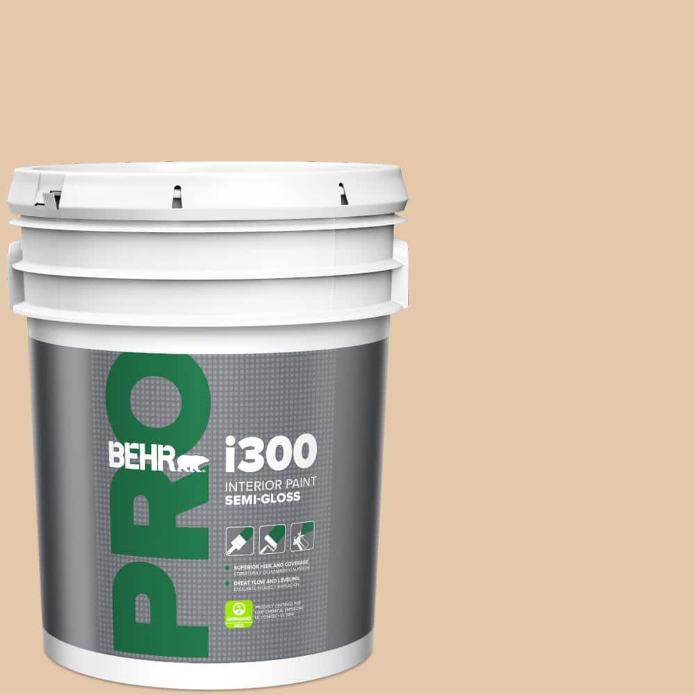 BEHR PRO 5 gal. #MQ2-45 Craft Juggler Semi-Gloss Interior Paint