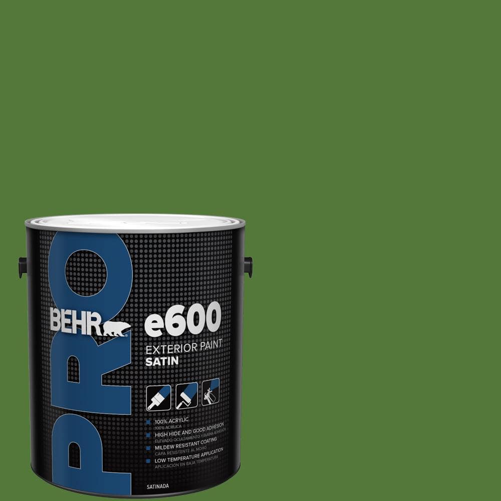 BEHR PRO 1 gal. #P380-7 Luck of the Irish Satin Exterior Paint