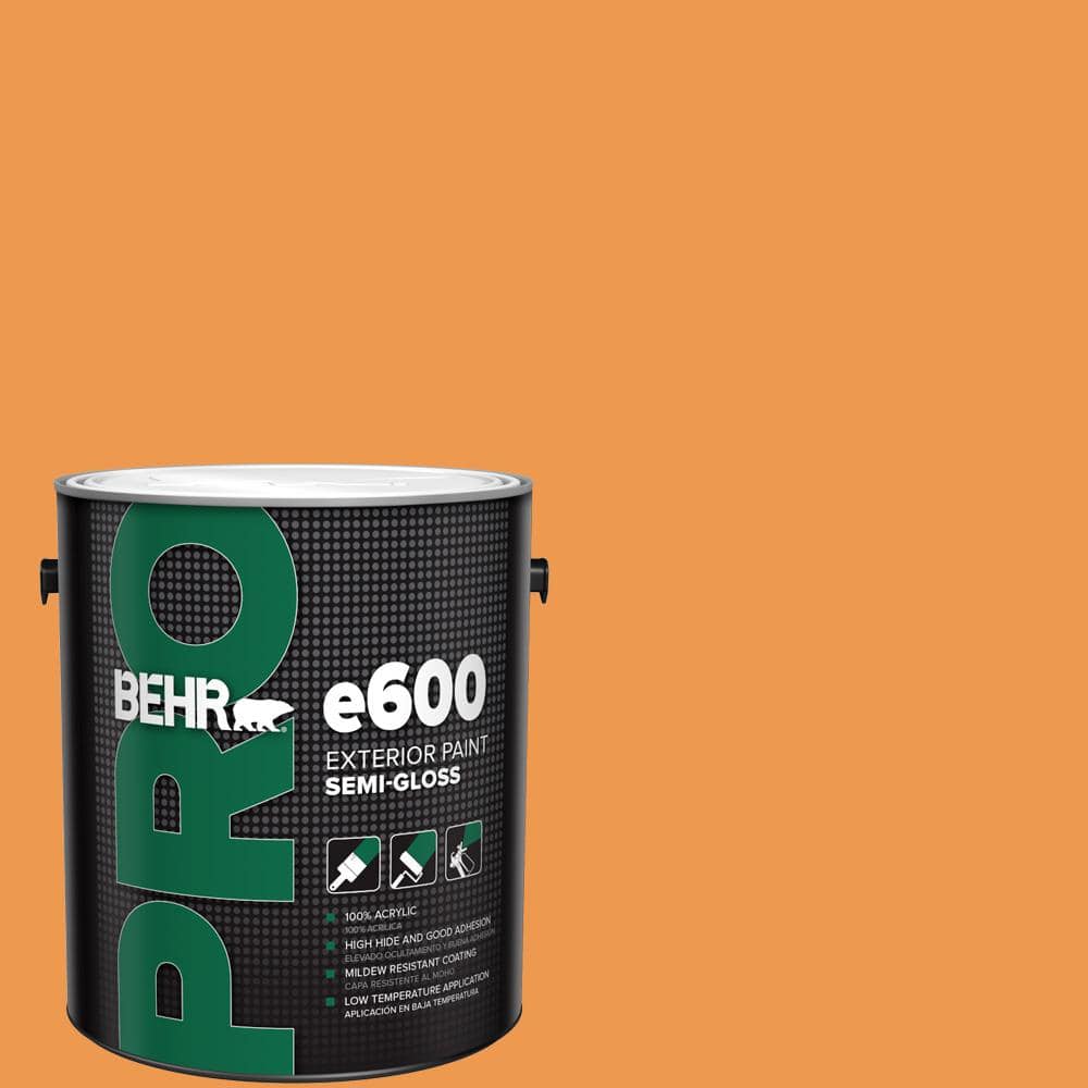 BEHR PRO 1 gal. #270B-6 Autumn Orange Semi-Gloss Exterior Paint (1)
