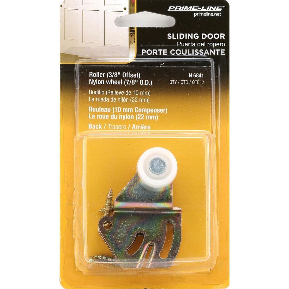 Prime-Line 7/8 in. Nylon, Flat Closet Door Roller (2-Pack) (3)