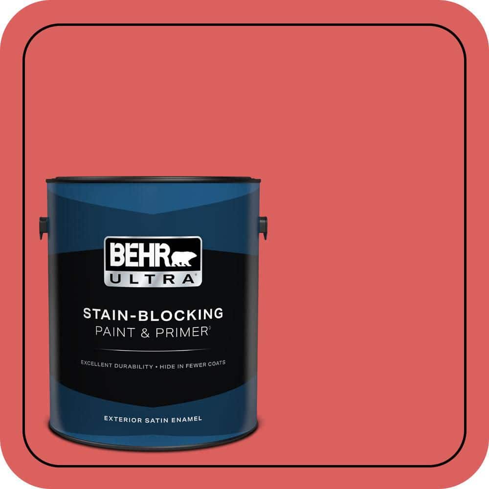 BEHR ULTRA 1 gal. #P170-5 Roulette Satin Enamel Exterior Paint & Primer