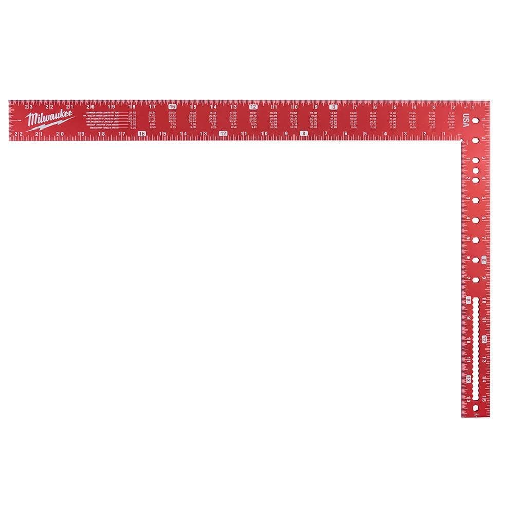 Milwaukee 16 in. x 24 in. Aluminum Framing Square (4)