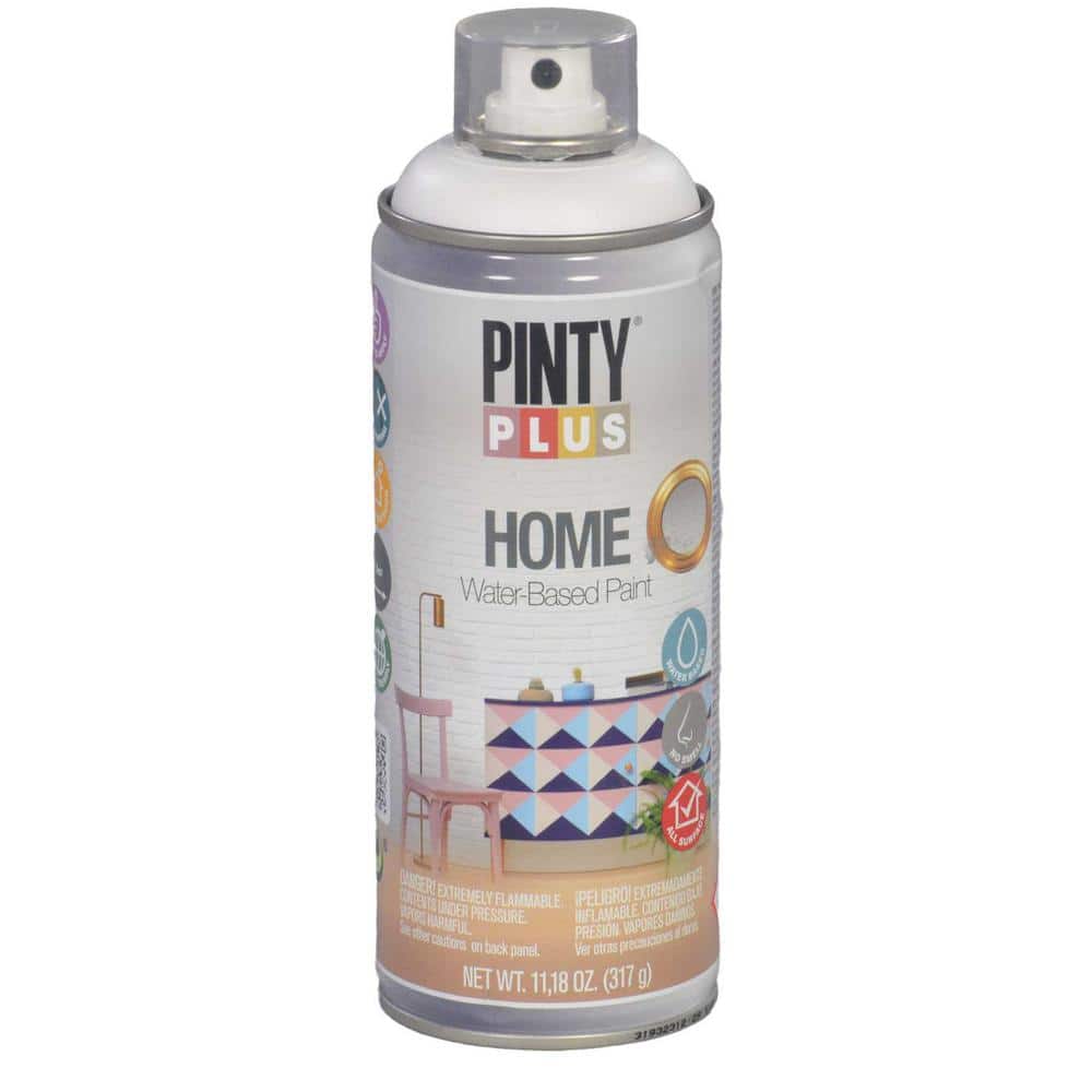PINTY PLUS Home 11.18 oz Neutral White Water Base Spray Paint (2)