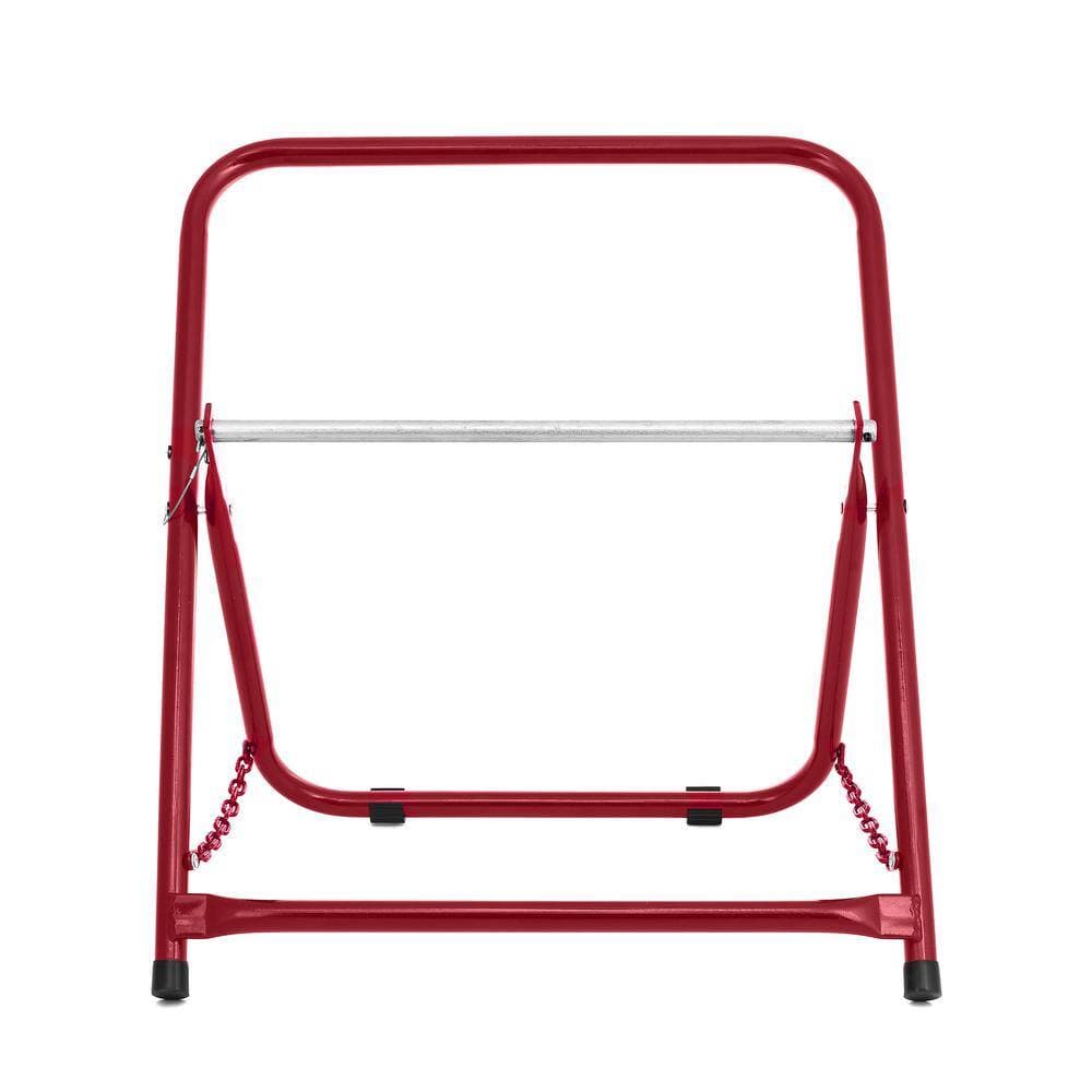 AdirPro Single Axel Foldable Cable Caddy for Spools up to 20 in. Diameter, 100 lbs. Capacity, Red (2)