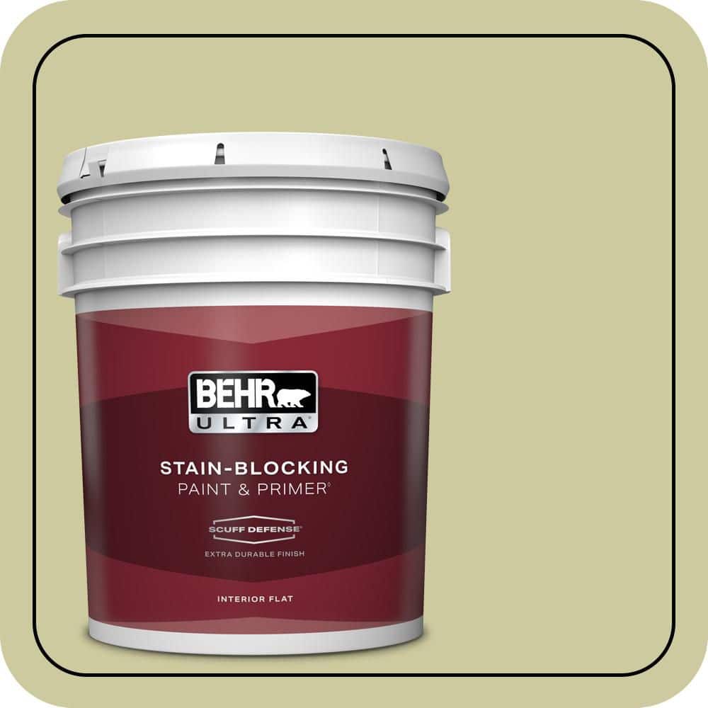 BEHR ULTRA 5 gal. #MQ4-41 Anjou Pear Extra Durable Flat Interior Paint & Primer
