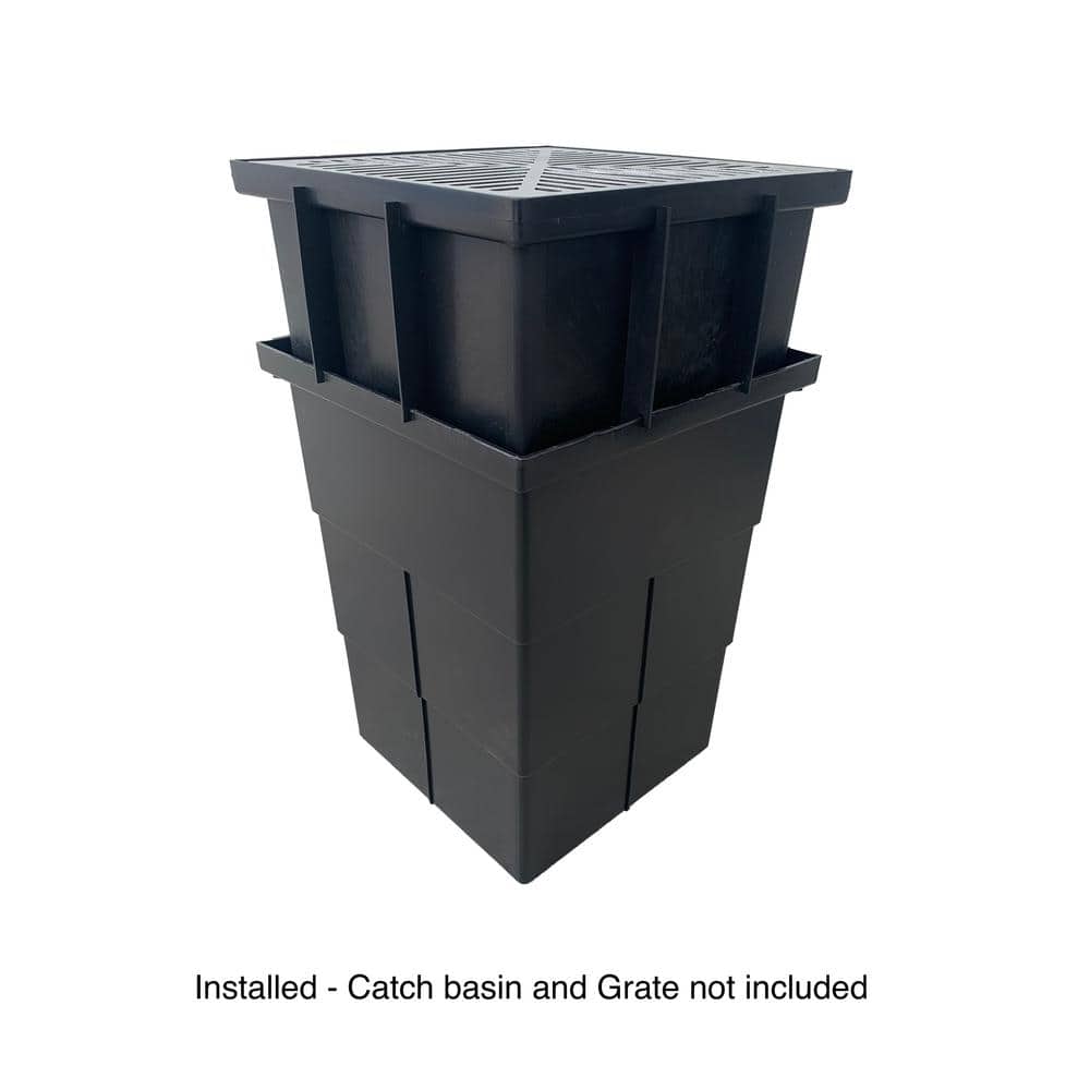 U.S. TRENCH DRAIN 14.75 in. x 6 in. Riser for US Trench Drains Catch Basins (2)