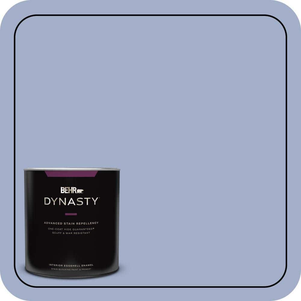BEHR PREMIUM PLUS #610D-4 Bellflower Enamel Interior Stain-Blocking Paint & Primer (1)