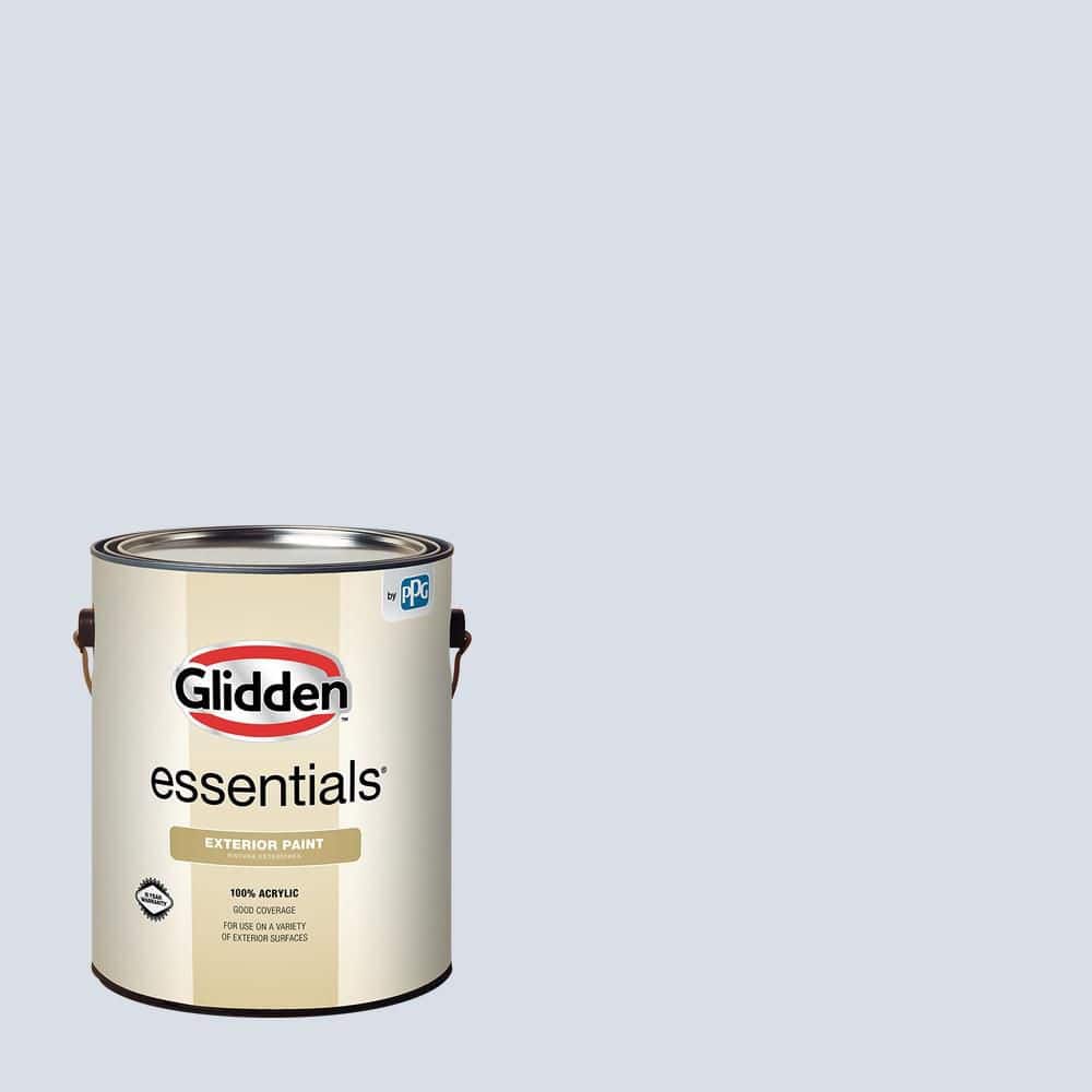 Glidden Essentials 1 gal. PPG1171-3 Irradiant Iris Satin Exterior Paint
