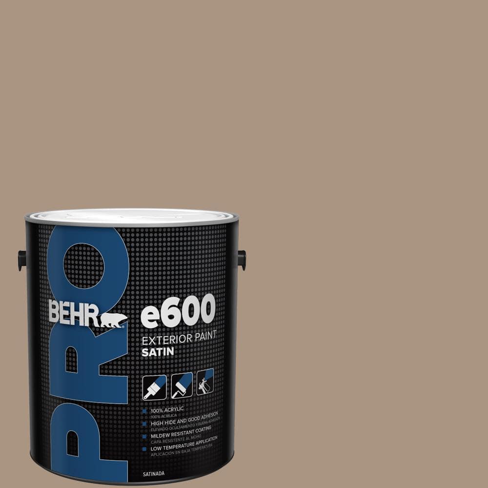 BEHR PRO 1 gal. #T17-11 Silent Sands Satin Exterior Paint (1)