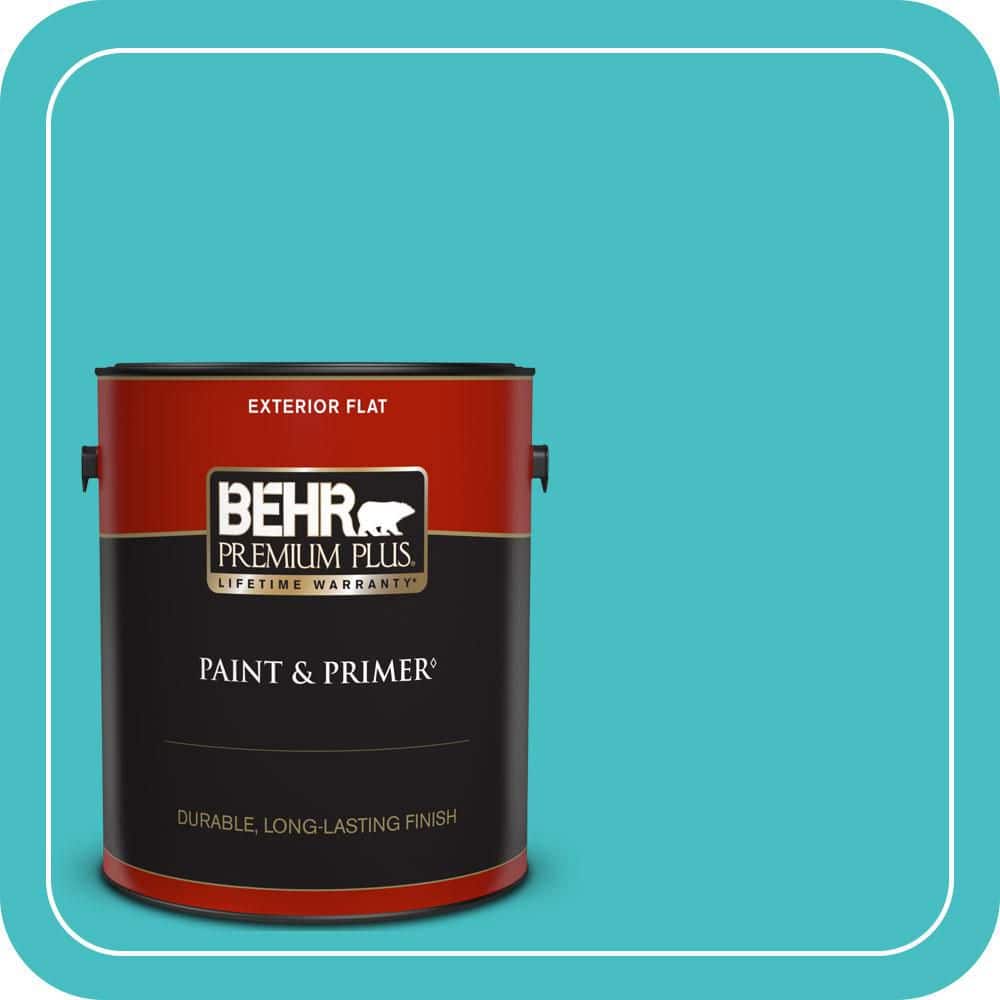 BEHR PREMIUM PLUS 1 gal. Home Decorators Collection #HDC-WR14-6 North Wind Flat Exterior Paint & Primer (1)