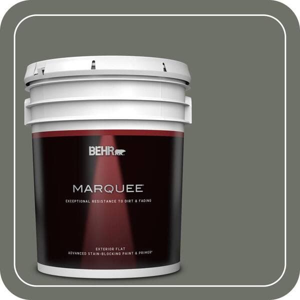 BEHR PREMIUM PLUS #ECC-41-3 Laurel Oak Flat Interior/Exterior Paint & Primer Color Sample (2)