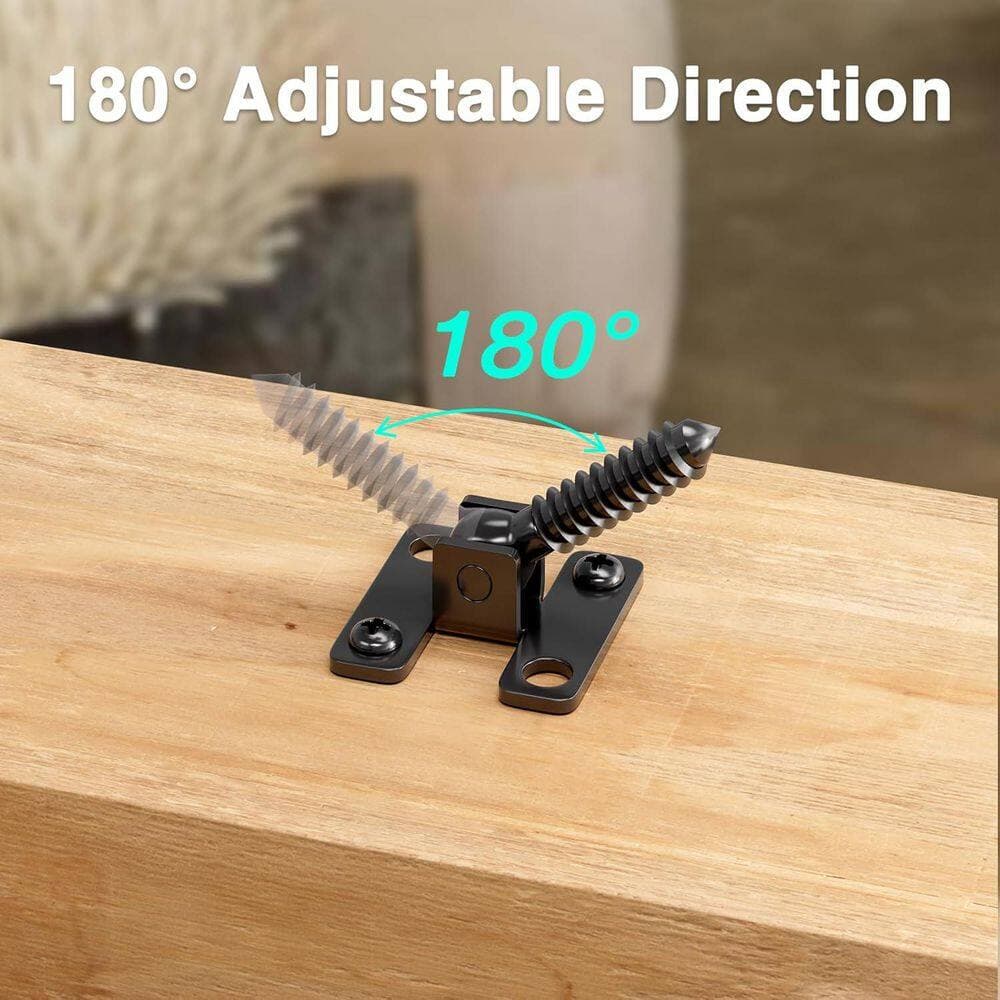 Afoxsos Adjustable Height and Angle Stainless Steel Connectors for 1/2 Deck Stair Hollow Metal Balusters Kit (20-Pack) Aluminum (2)
