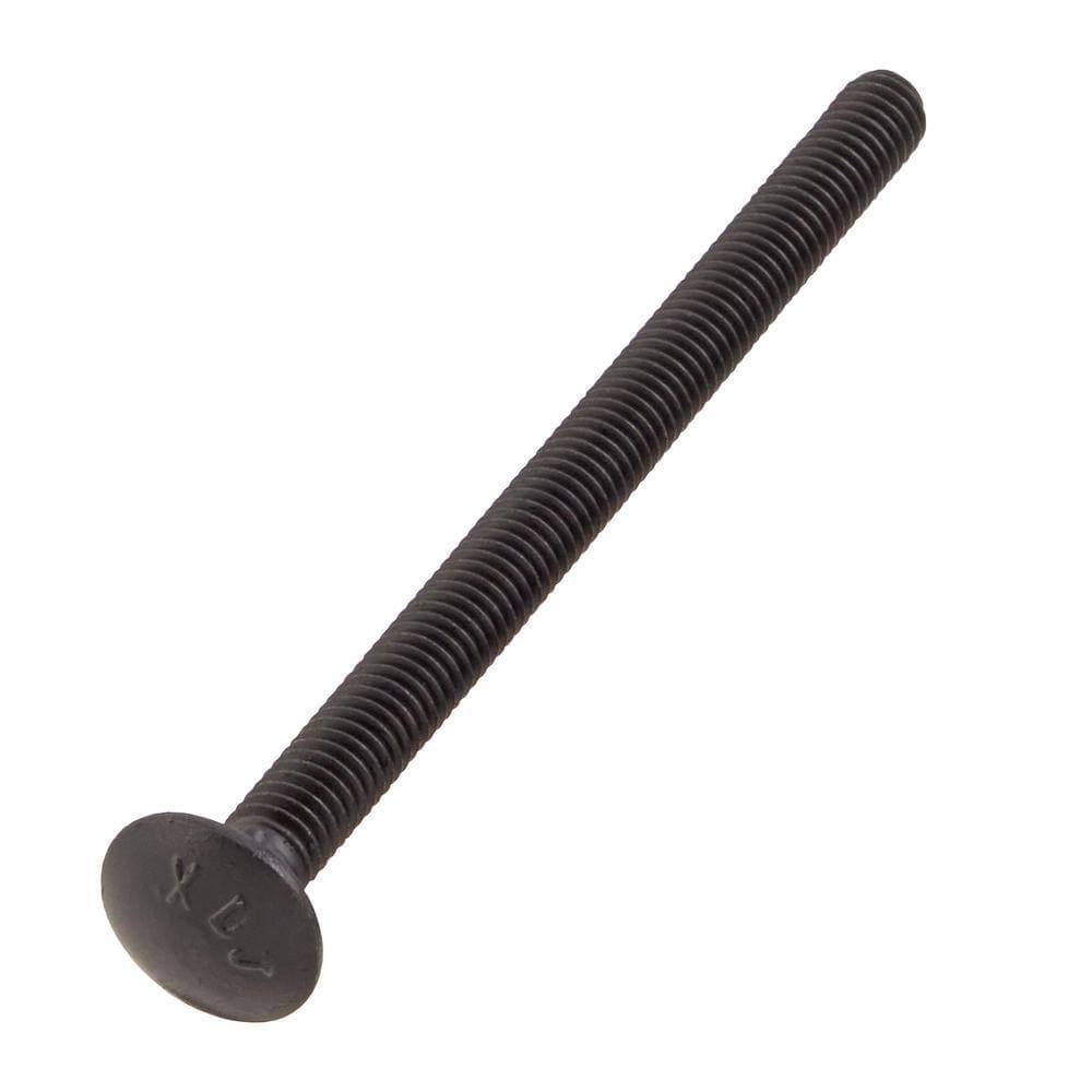 DECKMATE 5/16" x 4-1/2" BLACK CARRIAGE BOLT 25 PC (3)