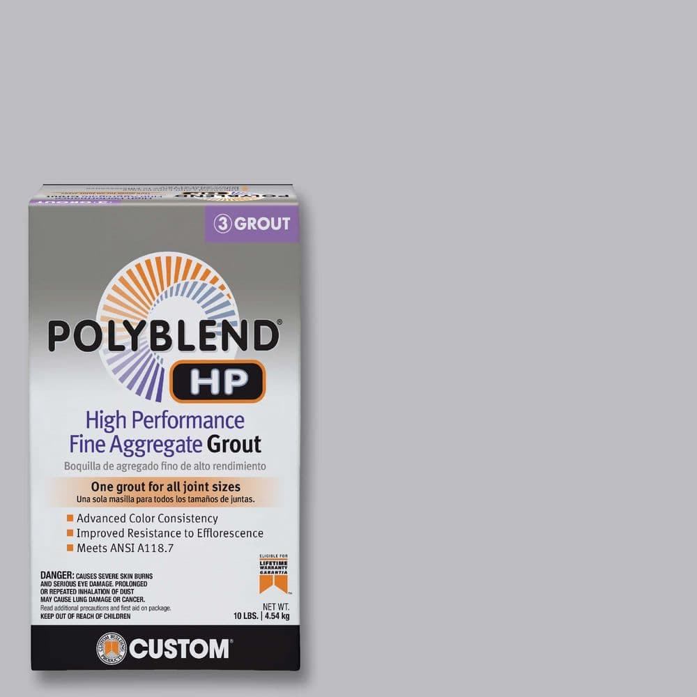 Custom Building Products Polyblend HP #115 Platinum 10 lbs. High Performance Fine Aggregate Grout (2)