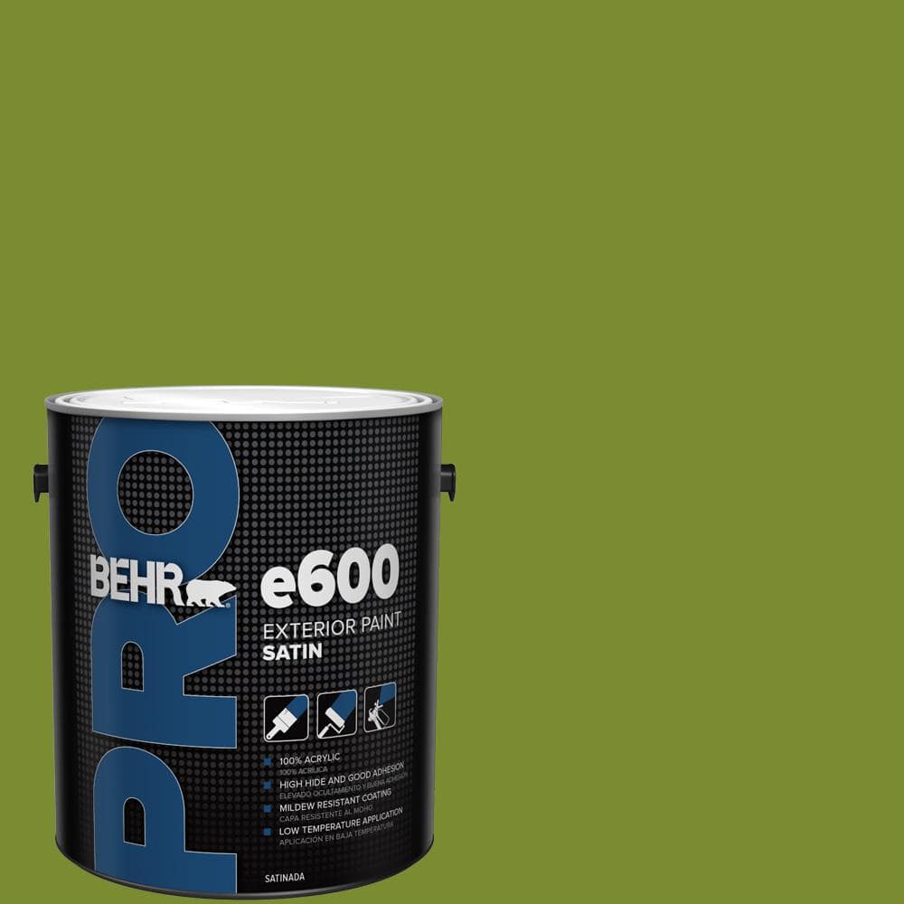 BEHR PRO 1 gal. #P360-7 Sassy Grass Satin Exterior Paint