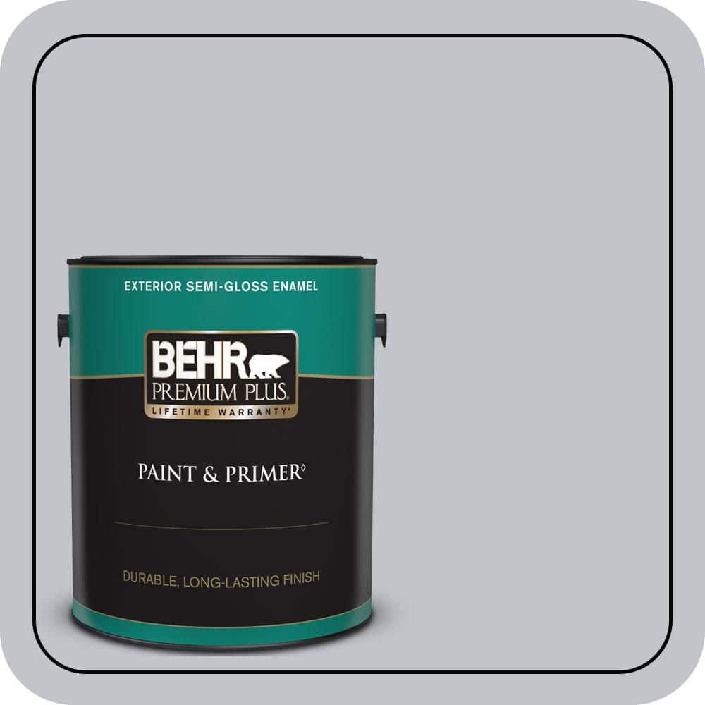BEHR PREMIUM PLUS 1 gal. #N540-2 Glitter color Semi-Gloss Enamel Exterior Paint & Primer