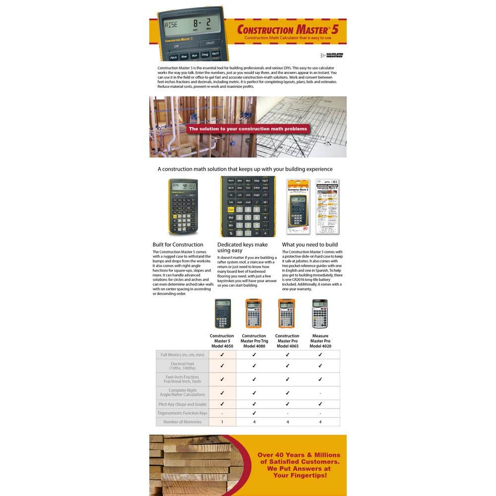 Calculated Industries Construction Master 5 Calculator (3)