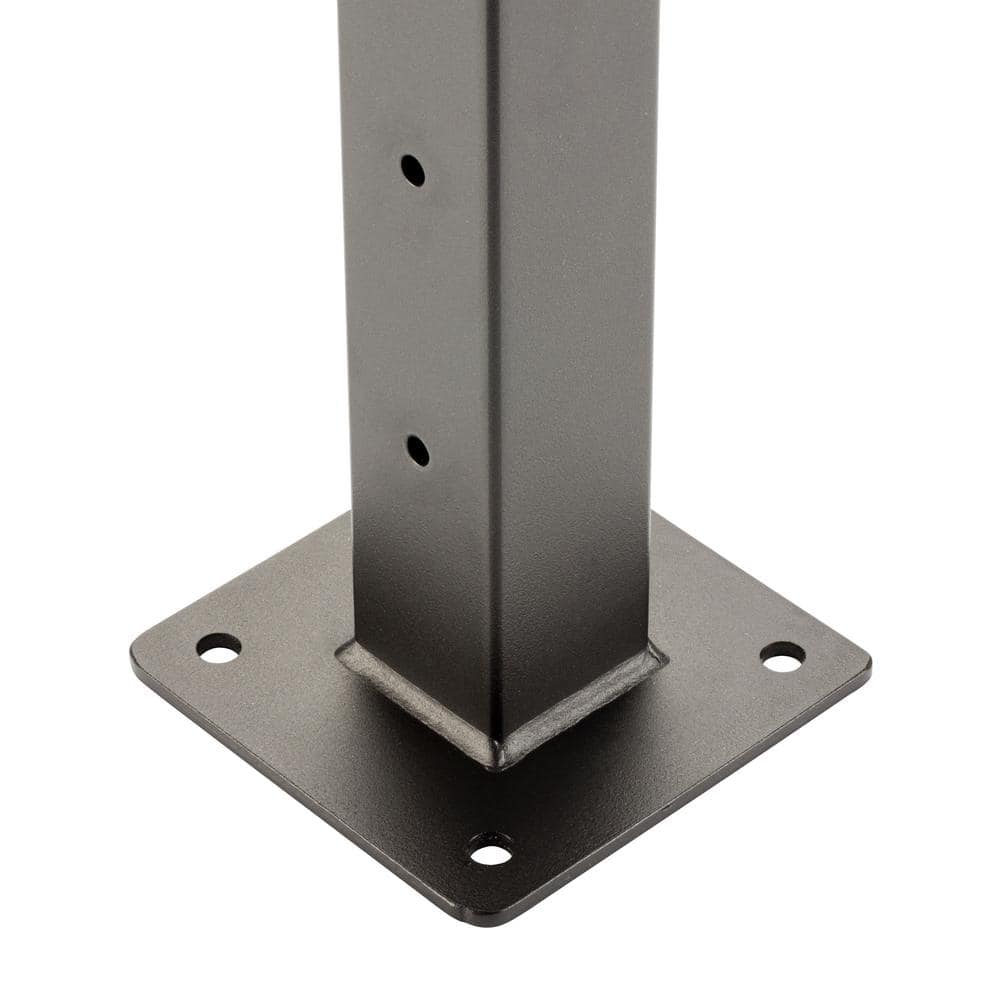 CityPost 10 ft. Deck Cable Railing, 36 in. Base Mount in Bronze (3)