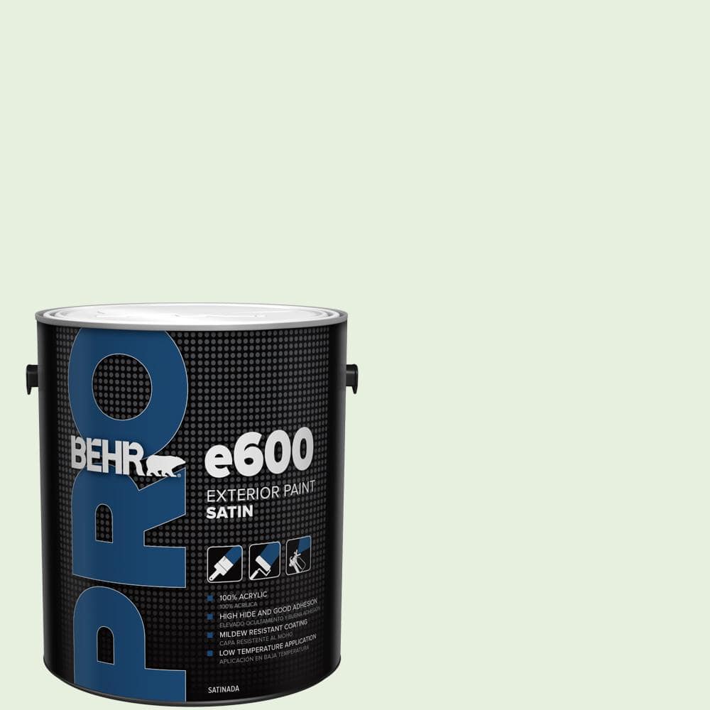 BEHR PRO 1 gal. #M390-1 Mayfair White Satin Exterior Paint