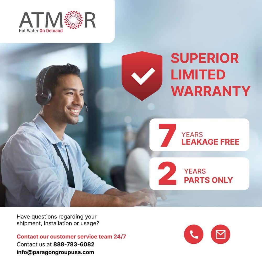 ATMOR PRO XTP Series 29kW 5.67 GPM Self-Modulating Electric Tankless Water Heater (3)