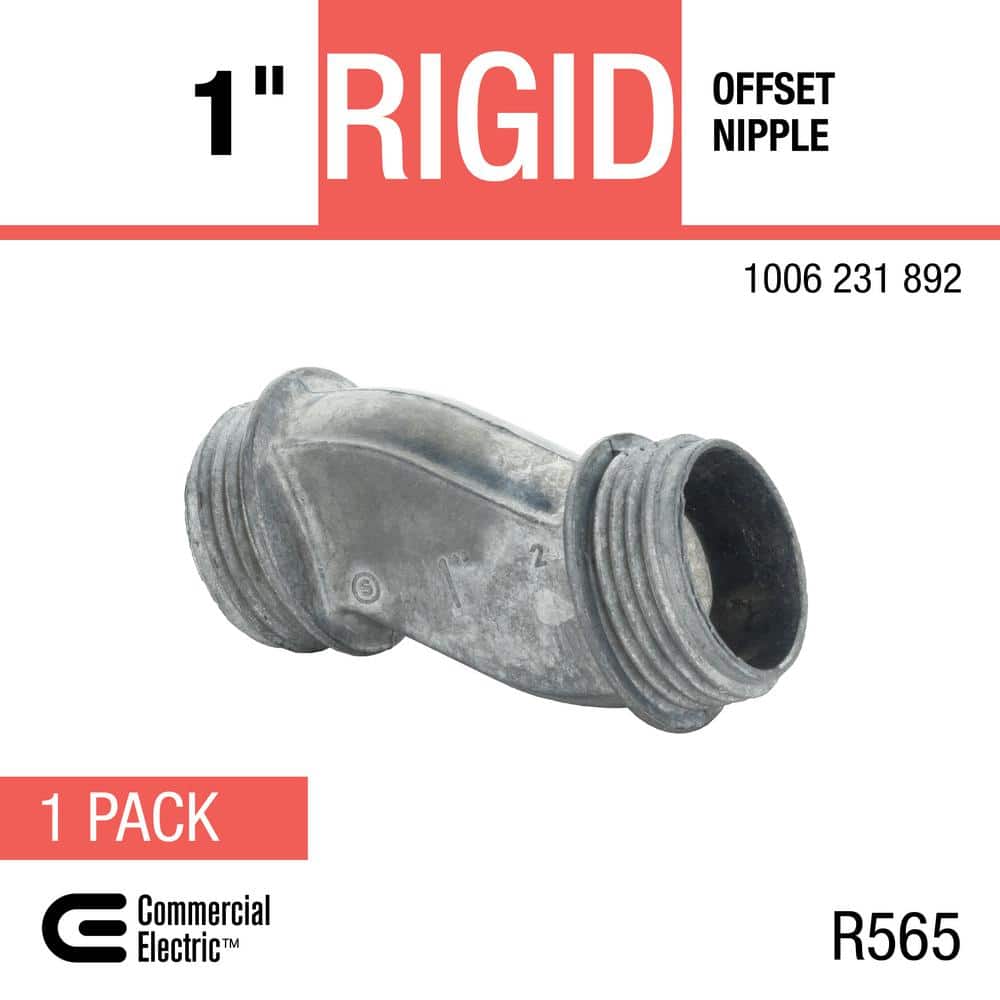 Commercial Electric 1 in. Rigid Metal Conduit (RMC) Offset Nipple (4)