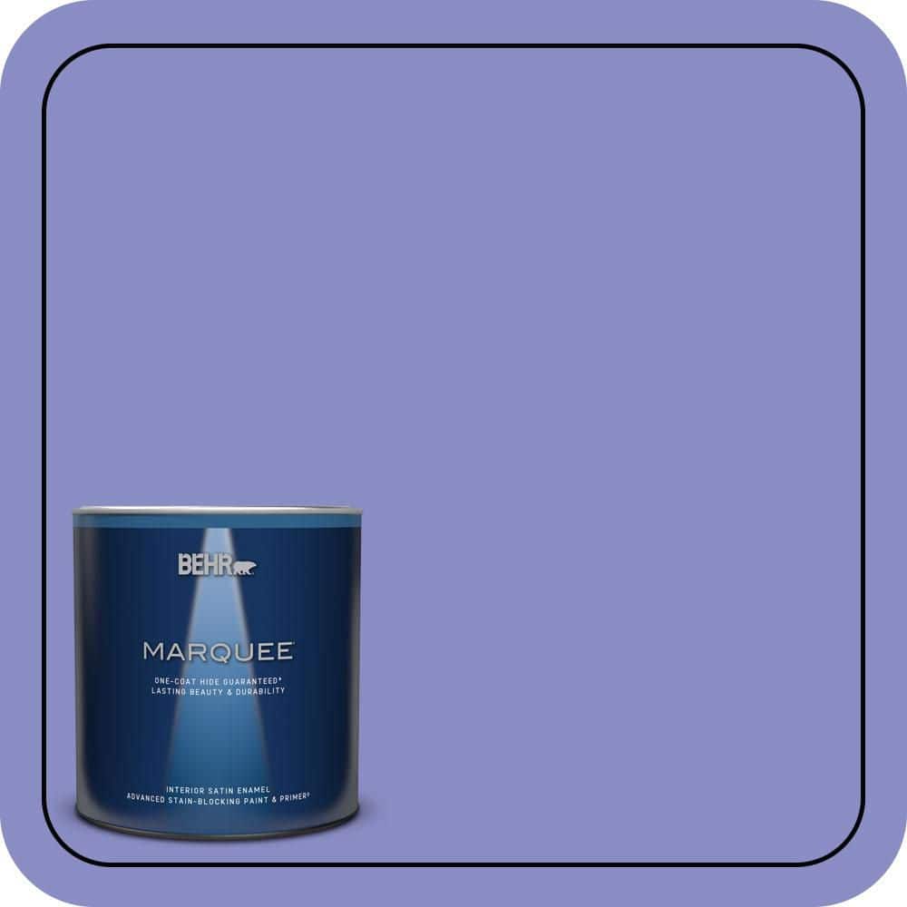 BEHR MARQUEE 1 qt. #P550-5 Carriage Ride Satin Enamel Interior Paint & Primer (1)