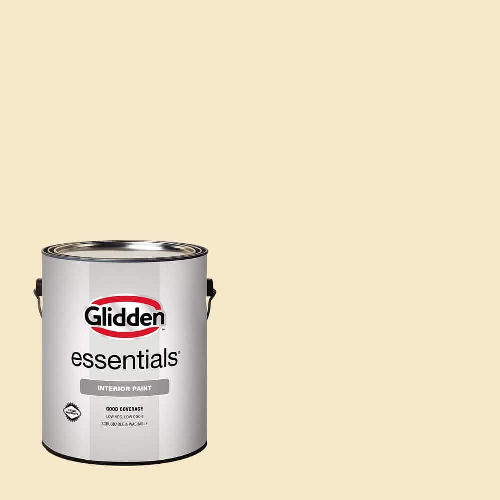 Glidden Essentials 1 gal. PPG1106-1 Maiden Hair Eggshell Interior Paint