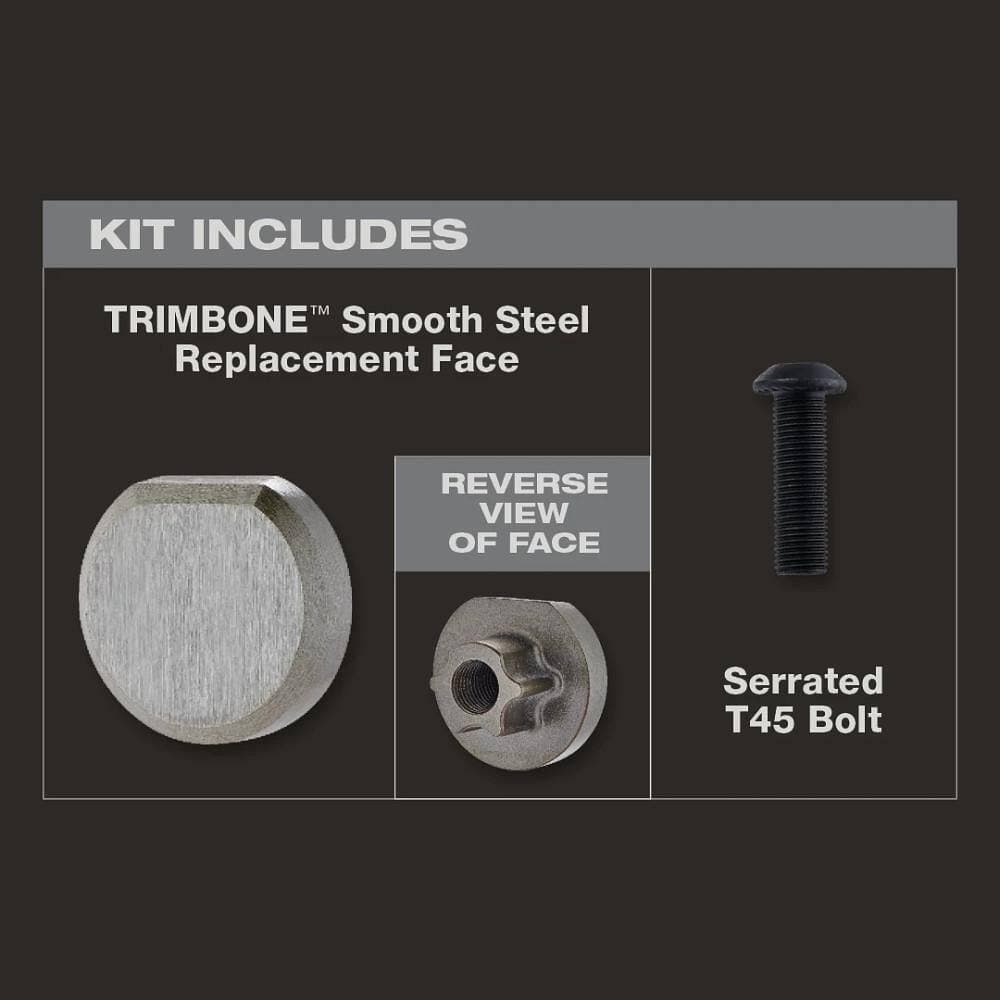 Stiletto TRIMBONE Hammer Smooth Steel Replacement Face (2)