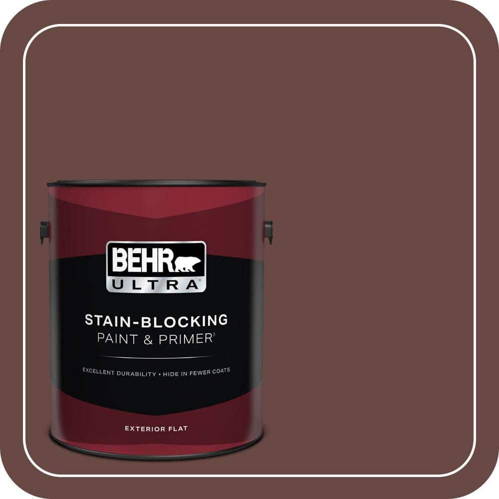 BEHR ULTRA 1 gal. #700B-7 Wild Manzanita Flat Exterior Paint & Primer