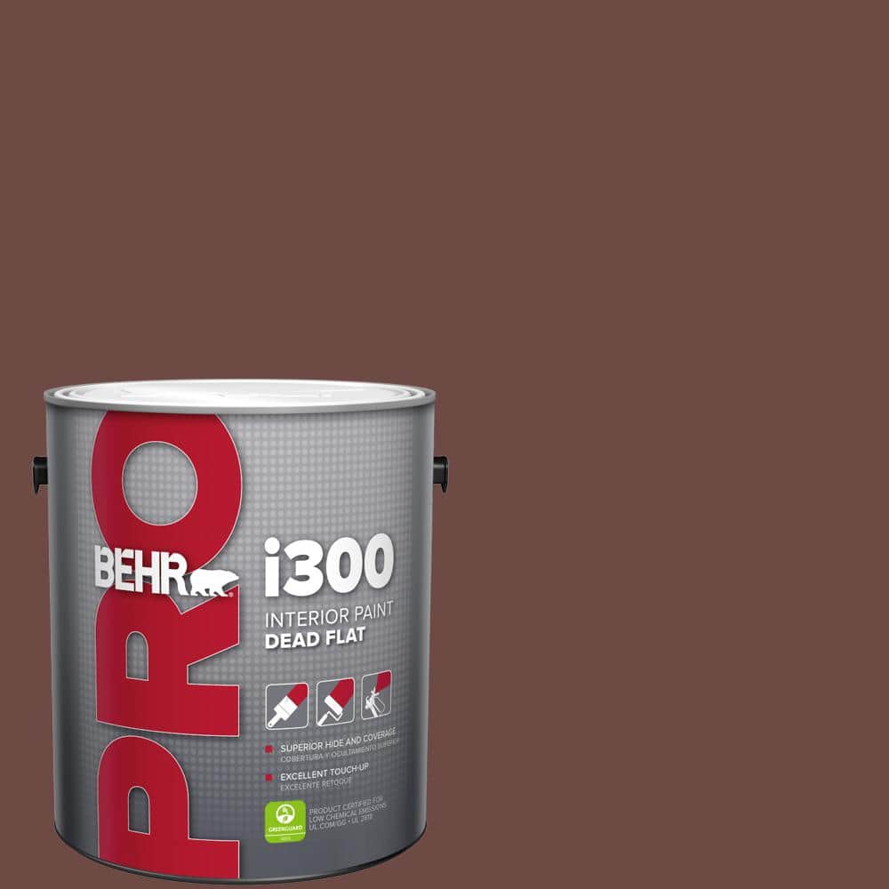 BEHR PRO 1 gal. #S-G-720 Fireside Dead Flat Interior Paint