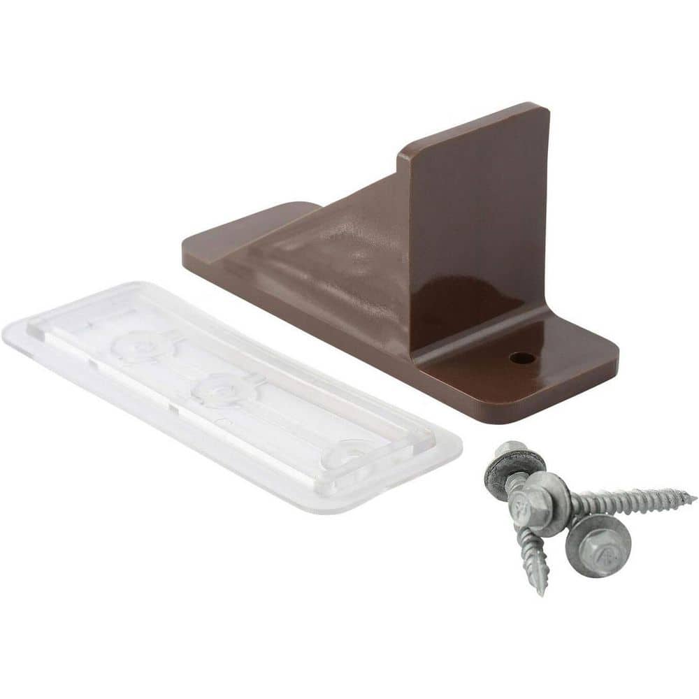 ADVANTAGE PLASTICS INC Cocoa Brown Snow Guards, Commercial Bulk Pack with Perfect Seal Gaskets and Screws - (50-Pack) (1)