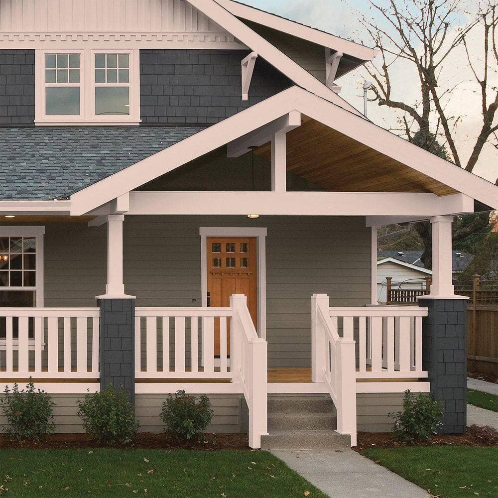 Glidden Premium PPG1068-3 Sultan Sand Exterior Latex Paint (3)