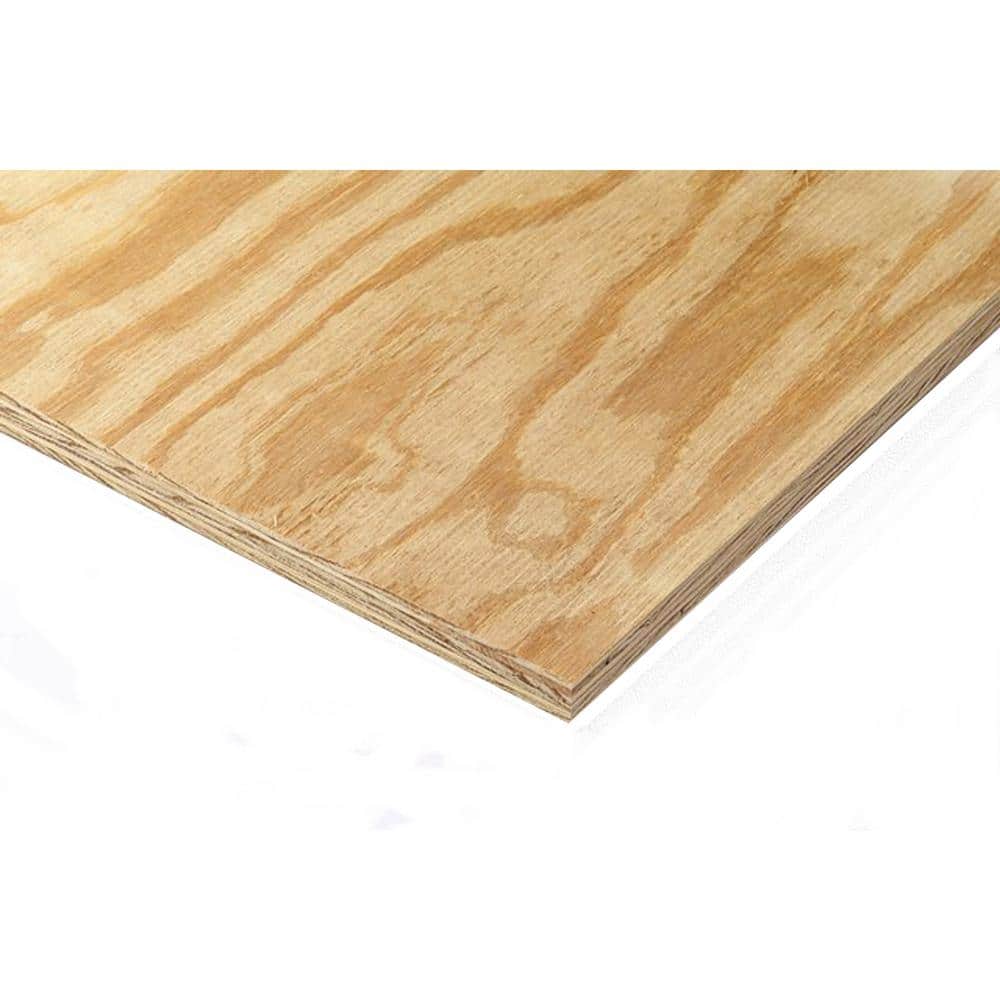 Unbranded 23/32 in. x 4 ft. x 8 ft. Fir Sheathing Plywood (Actual: 0.688 in. x 48 in. x 96 in.) (4)