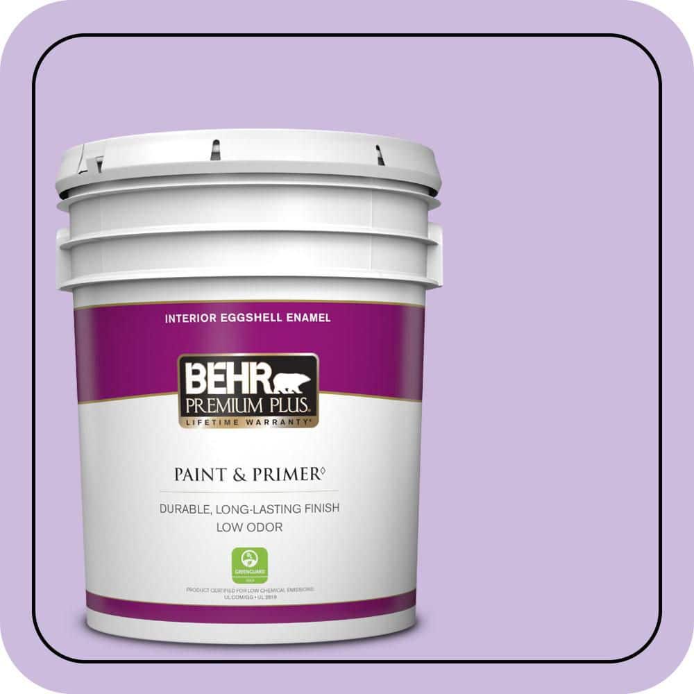 BEHR PREMIUM PLUS 5 gal. #P570-2 Confetti Eggshell Enamel Low Odor Interior Paint & Primer