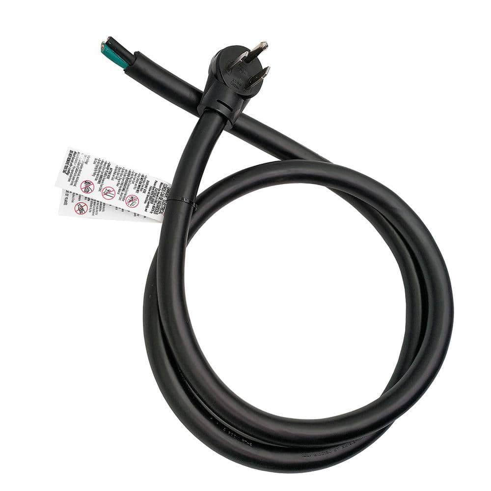 parkworld 6 ft. 6/3 6-Gauge 50 Amp 250-Volt NEMA 6-50 Power Cord for Welder/EV Charger (6-50P to 3-Wires), Black (3)