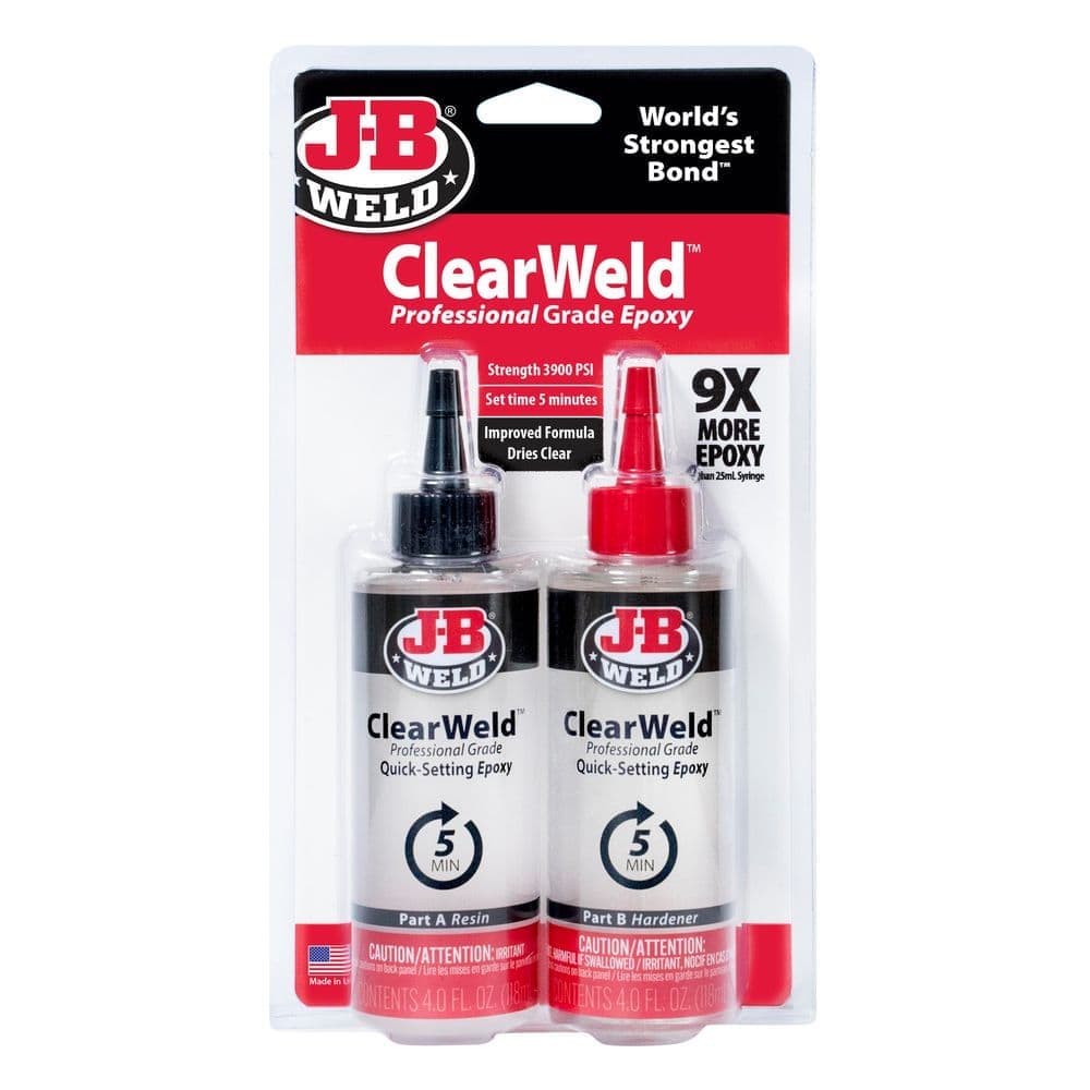J-B Weld ClearWeld Pro Size 8 oz. (Case of 6)