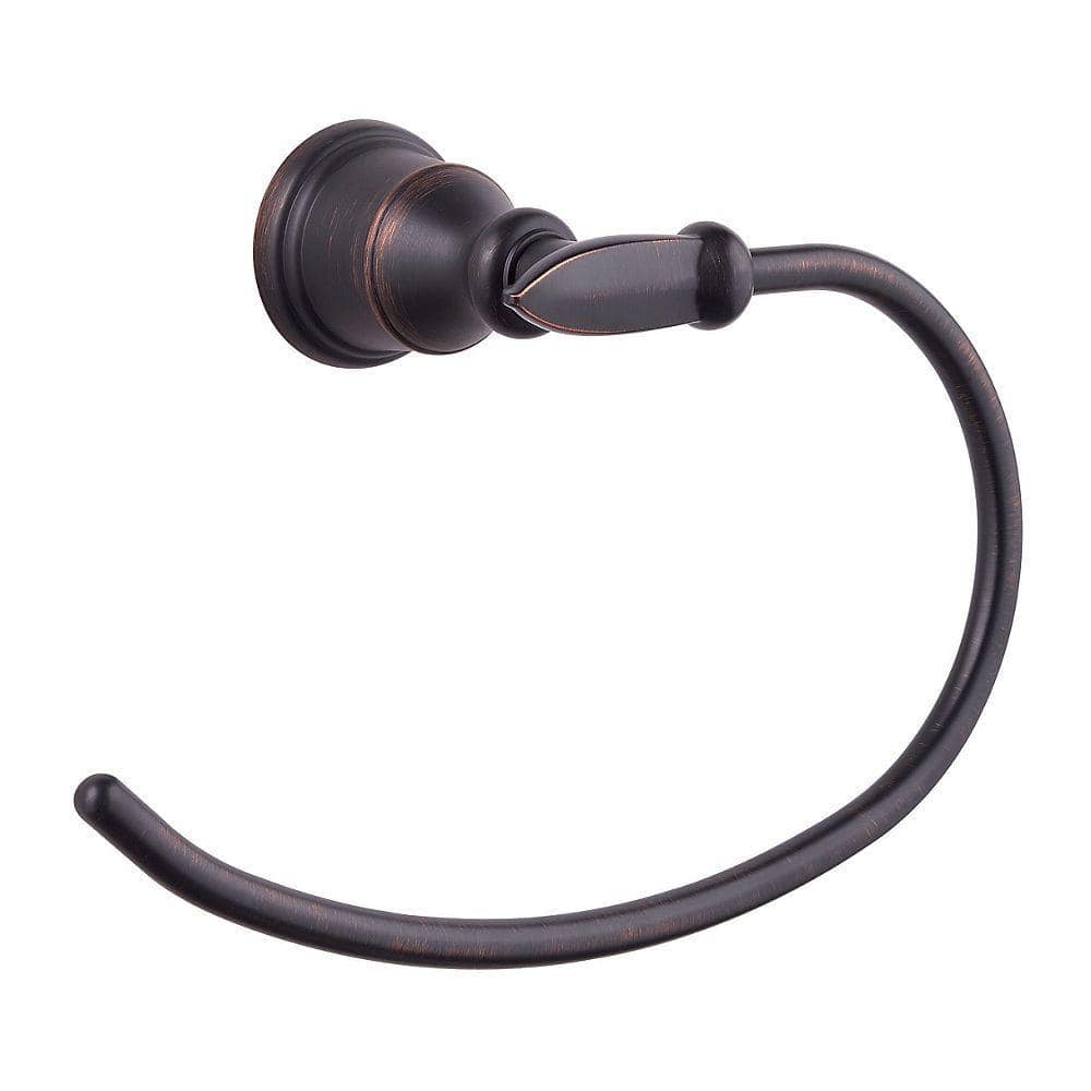 Pfister Avalon Wall Mounted Open Towel Ring in Tuscan Bronze