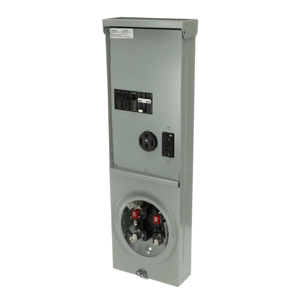 Midwest Electric Products 70 Amp 3-Space 6-Circuit Main Breaker Underground Ringless Type Metered Temporary Power Panel (R155MBC033U) (3)