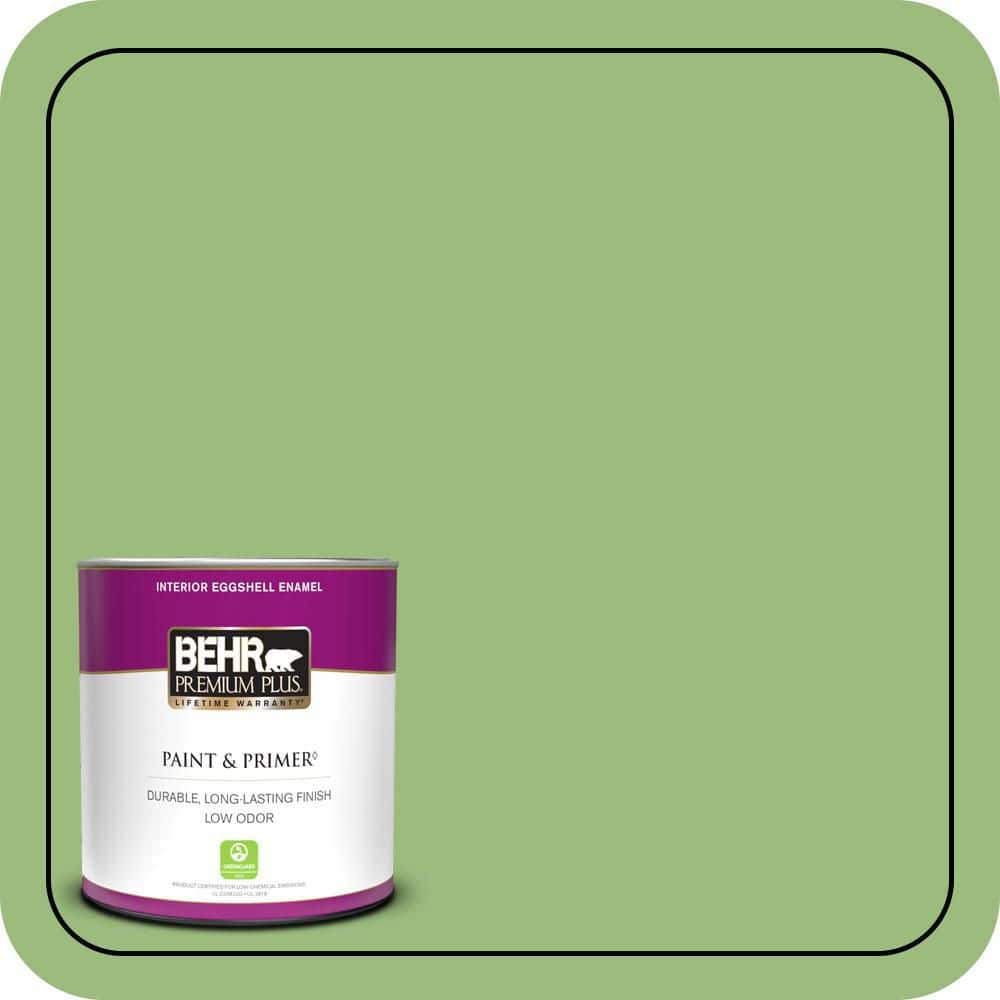 BEHR PREMIUM PLUS #P380-5 Gleeful Enamel Low Odor & Primer