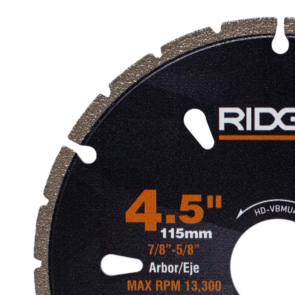 RIDGID 4.5 in. Diamond Multi-Cutting Blade (3)