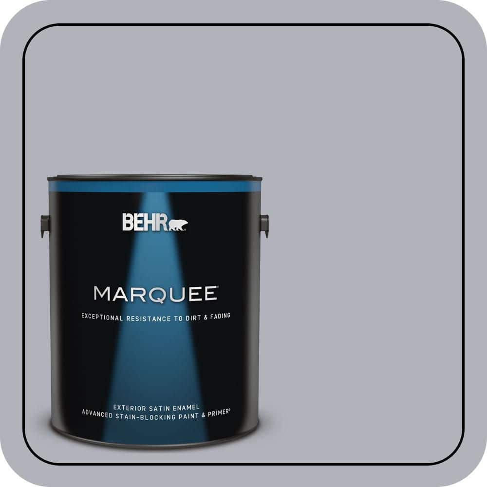 BEHR MARQUEE 1 gal. #N540-3 Vanity Satin Enamel Exterior Paint & Primer
