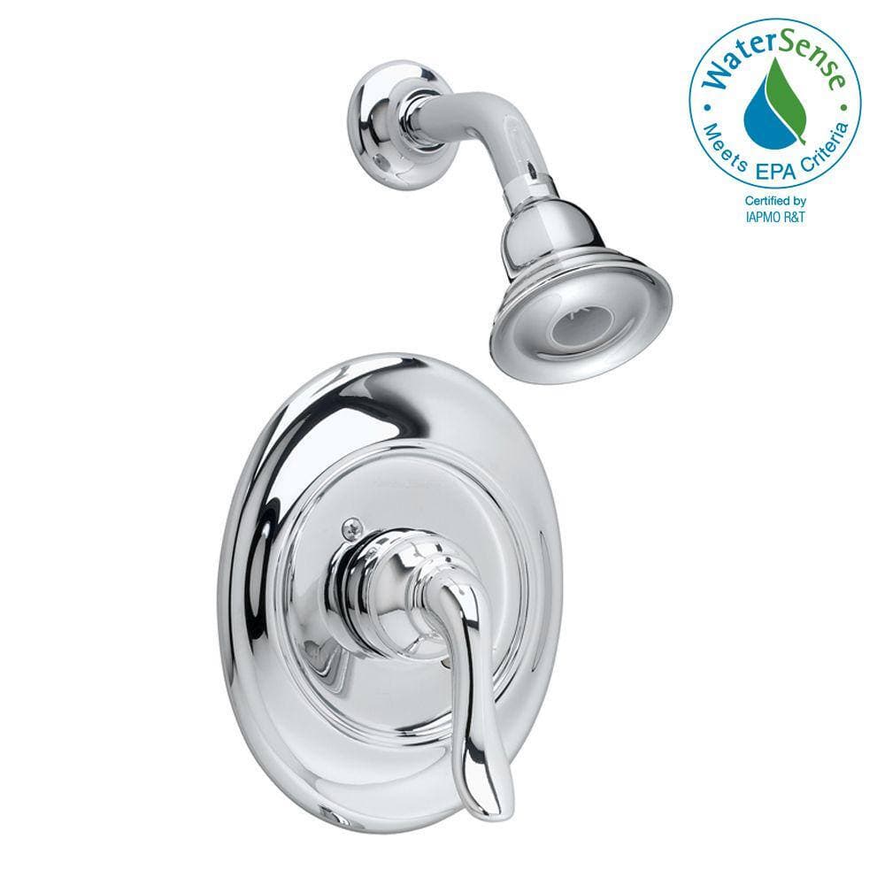 American Standard Princeton FloWise Pressure Balance 1-Handle Shower Faucet Trim Kit in Polished Chrome (Valve Sold Separately) (1)